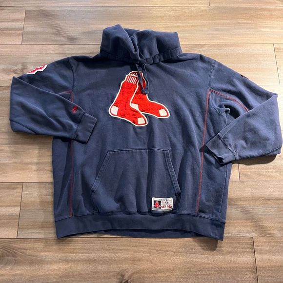 Majestic Other - Majestic MLB Boston Red Sox Navy Athletic Sweatshirt Men XL